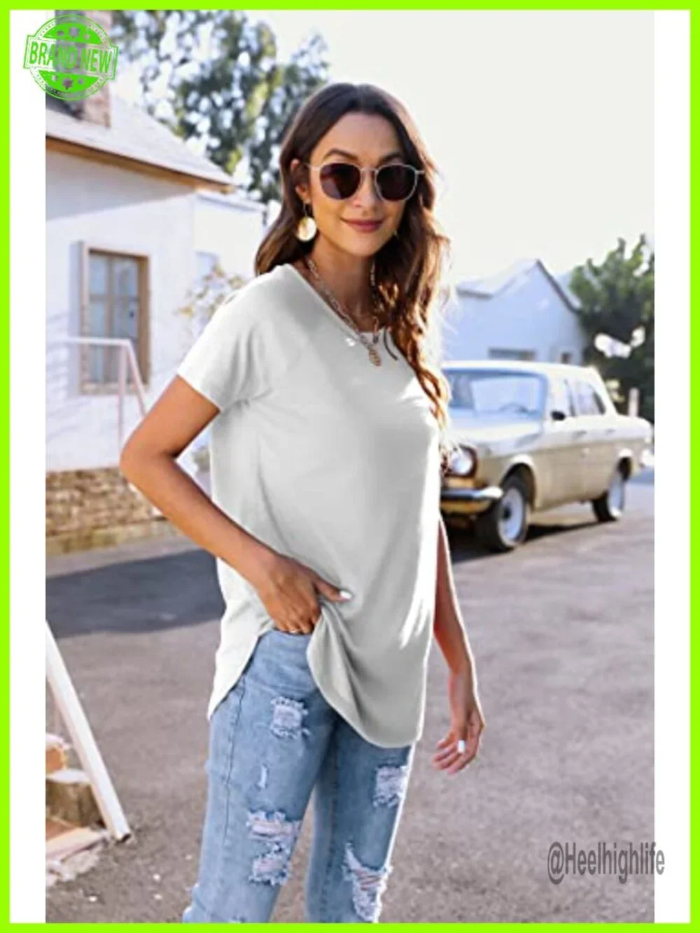 N/A casual batwing